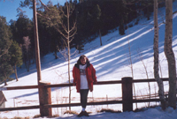 Corim on a ski slope